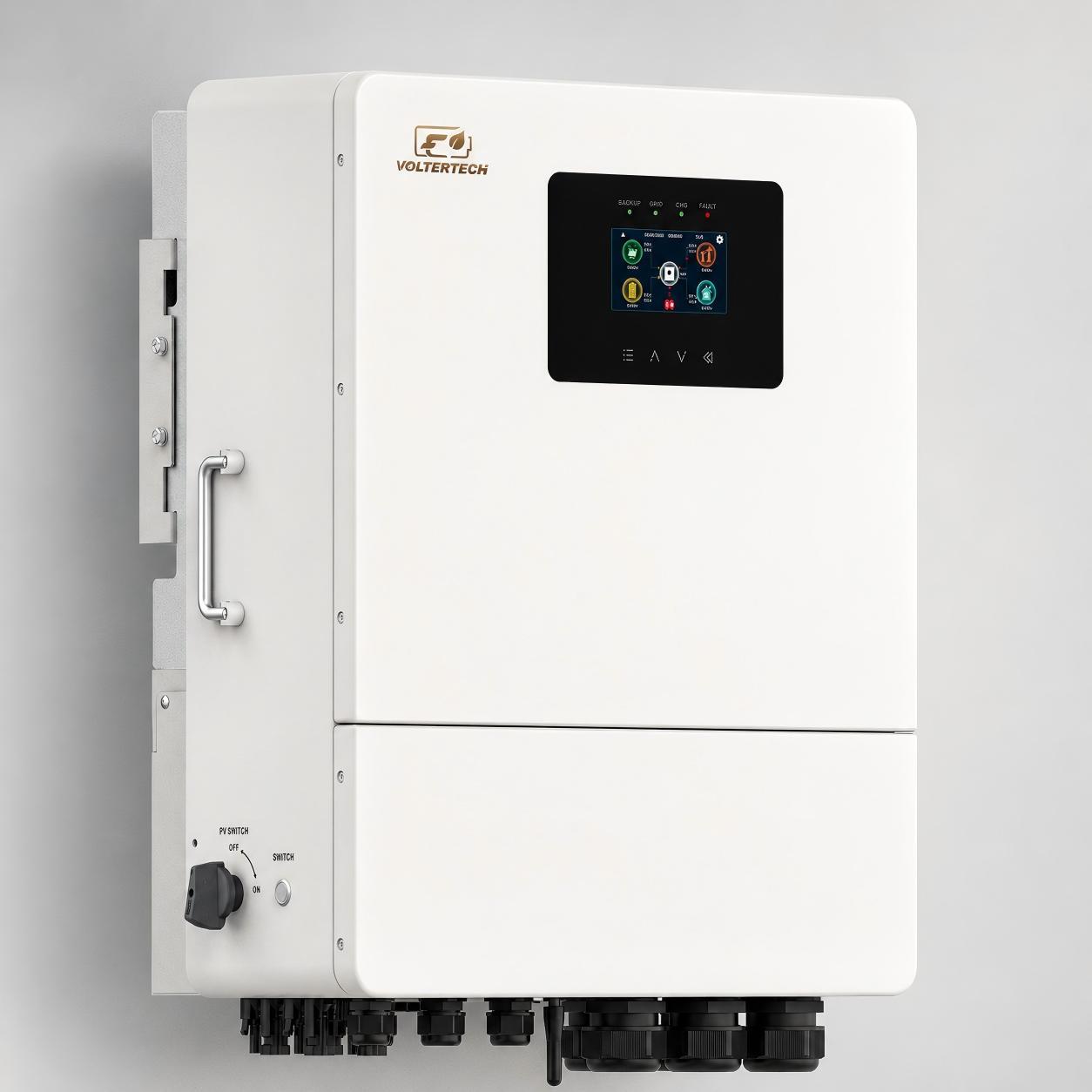 10kW 48V Dual MPPT Hybrid Solar Inverter for High-Power Residential Solar Systems
