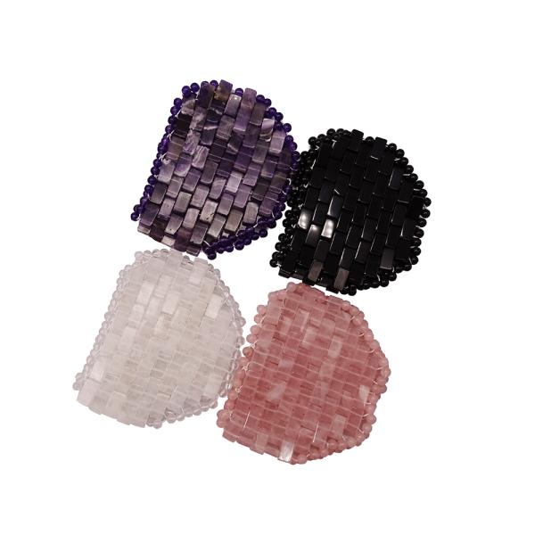 Rose Quartz Eye Mask Natural Remedy for Better Sleep and Relief of Eye Fatigue