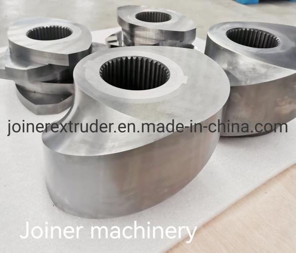 Certifié TEX120 Résistance à l'usure Components d'extrudeuse à double vis Éléments de vis étoilés