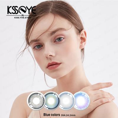 Oem Brilliant Blue Green Contacts Colored Eye Contacts Non Prescription 14mm