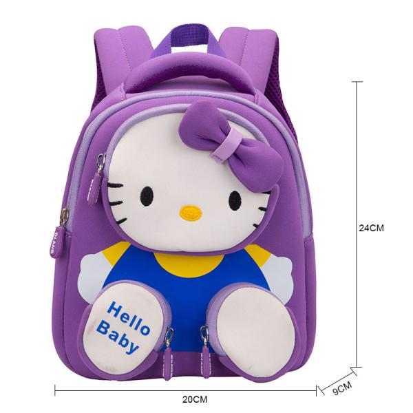 OEM 3D Cat Children Backpacks Kindergarten Schoolbag Children Animal Kids Backpack