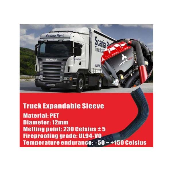 Fire Resistance Electrical Braided Sleeving Good Flexibility For Cable Protection