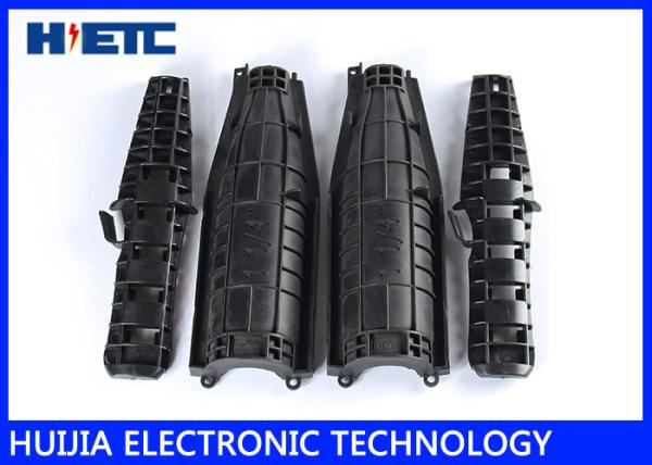 Fiber Splice Closure , 1/2 Jumper To 1-1/4 Feeder Cable Plastic Slim Lock Closure