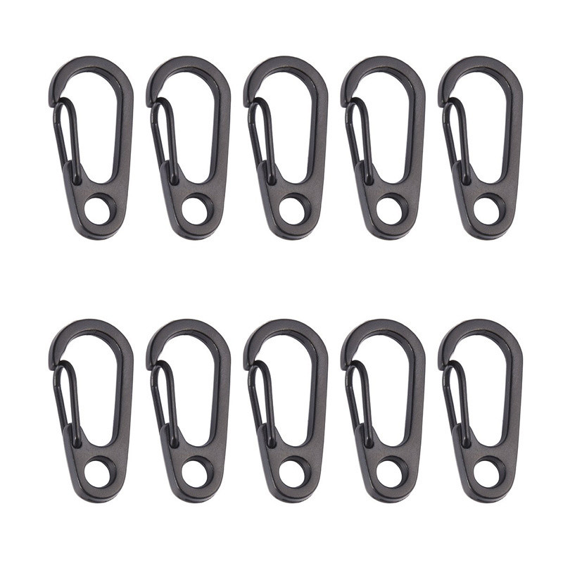 Mini Aluminum EDC Carabiner Clip Keychain Key Ring Snap Hook Package Gross Weight 0.050kg