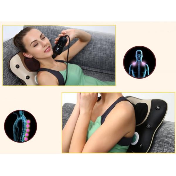 Body Care Battery Operated Massage Pillows For Neck And Back With Infrared Heating