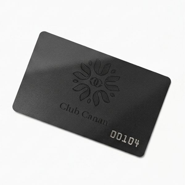 Wholesale CR80 PVC Card with Gold Foil Embossing, Full-Bleed Printable and 30 mil Thickness for Premium Membership