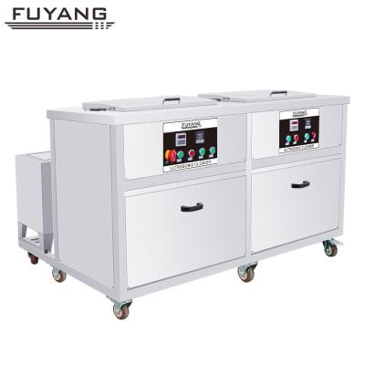 1200w Dual Slot Engine Ultrasonic Cleaner 88Liter 20-95℃ Adjustable With SUS Basket