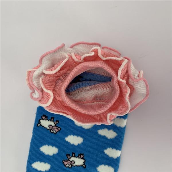 Thick Cushioned Combed Cotton Pant Tights for Kid Girls Winter Warm Cartoon Print 80%