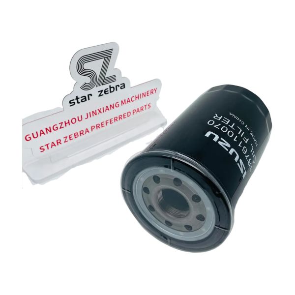 BEST SALE 6BG1 4HK1 6HK1 4BG1 6BG1 ENGINE OIL FILTER 1-87611007-0 1876110070 for ZX200 ZX330 EXCAVATOR MACHINERY PARTS
