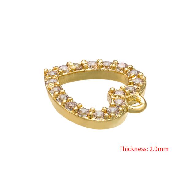 Микро- вымостите шкентель золота 18K