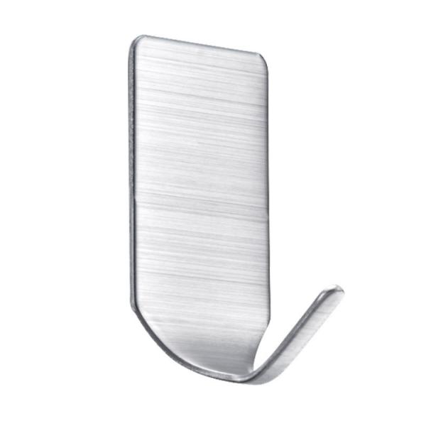 Wall Mounted Bathroom Robe Hook / Polished Strong Self Adhesive Coat Hooks