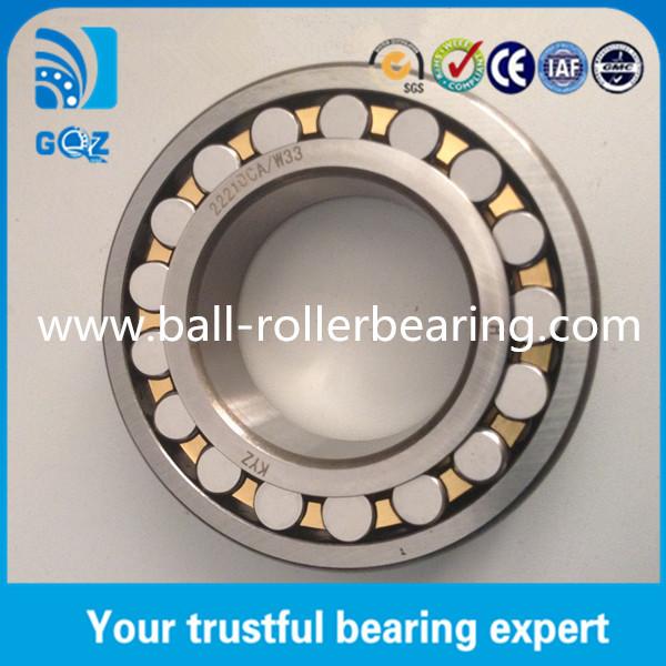 Heavy Load Spherical Roller Bearing 22210CA/W33 , Low Friction Bearings