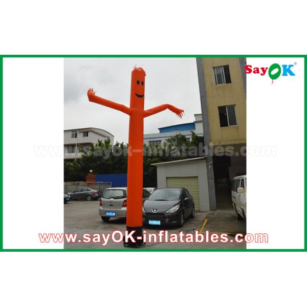 Verde de encargo del hombre inflable del baile/hombre púrpura del baile de Guy Sky Inflatable Blow Up con el ventilador inferior