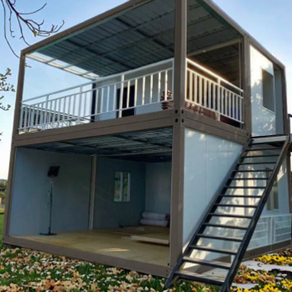 Modular Steel Container House Flat Pack with Sandwich Panel for Office or Living Room Use