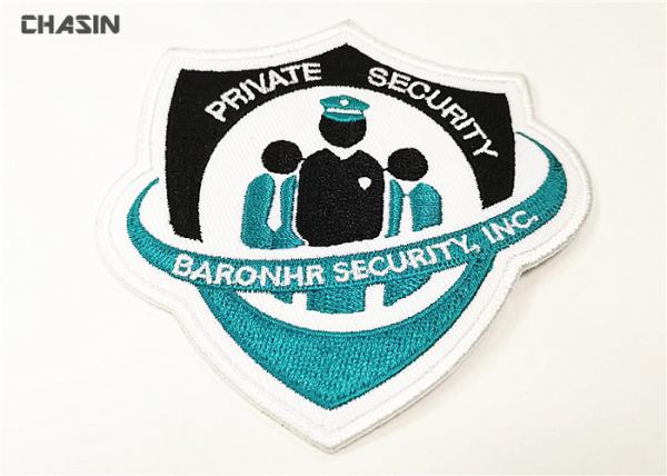 Airline Uniform Clothing Embroidery Patches / Custom Embroidered Iron On Patches