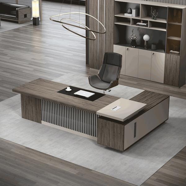Расширяемая офисная мебель дизайн Исполнительный деревянный офисный стол для босса генеральный директор и менеджер