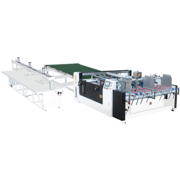 машины Gluer папки 1650x1060mm коробка коробки Semi автоматической рифленая
