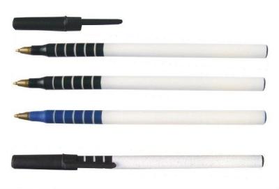 school ball pen,rubber plastic grip, two times injected grip ball pen