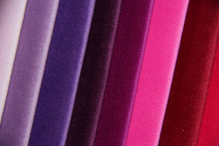 Ткань бархата краски ткани 260gsm Felpa 80% полиэстер красочная