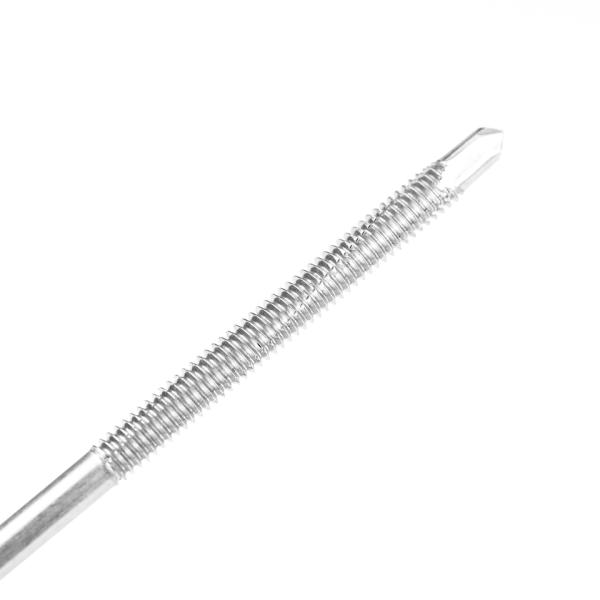 Double Thread Washer Hex Head Self Drilling Screws Stainless Steel for INCH Measurement
