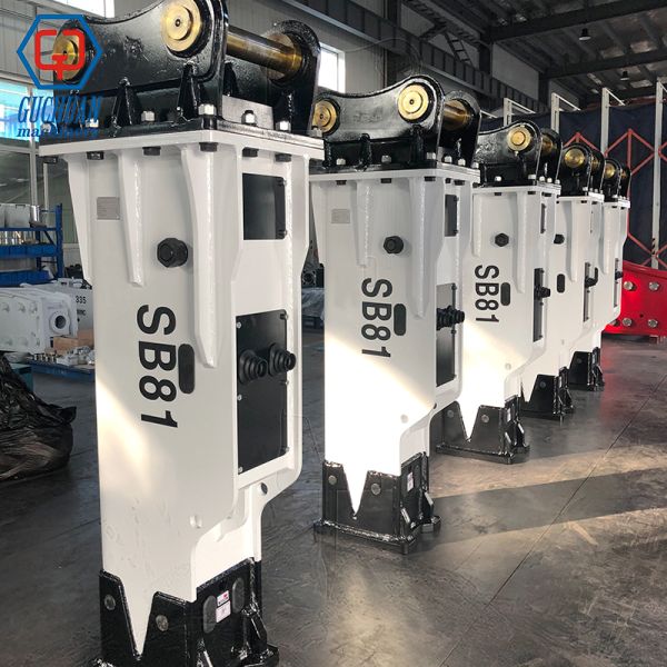SB81A Hydraulic Breaker Rock Breaker Box Type for 18-26 Ton Excavator With 140mm Chisel