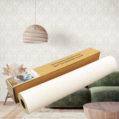 Premium Matte 250gsm Non Woven Wallpaper Canvas Roll For Wall Decoration