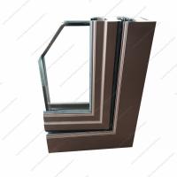 Balcón resistente a los tifones, puja y tire de las ventanas, sistema de aluminio, perfil de puente roto.