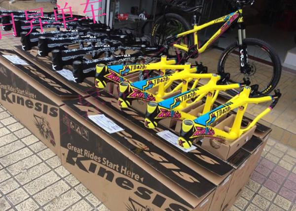 26/27.5ER Alumínio Bike Frame BMX/Dirt Jump/DJ Mountain Bike Frame TD420S 100-140mm MTB