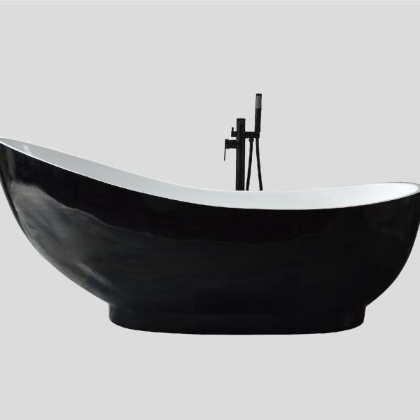 OEM 60 Inch Free Standing Acrylic Slipper Tub For Household Commercial