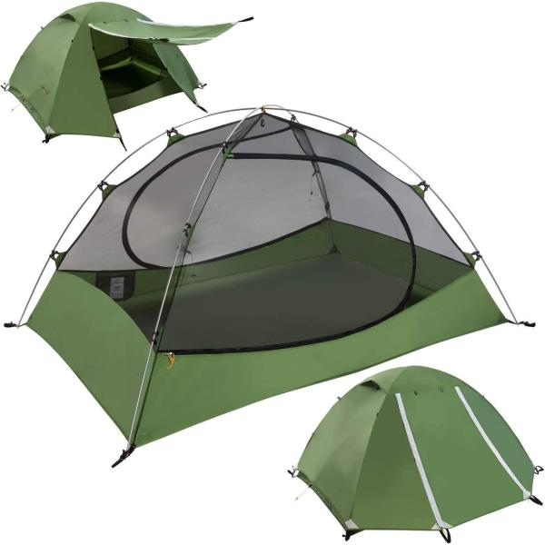 3 Season PU5000mm Ultralight Camping Tent For Family