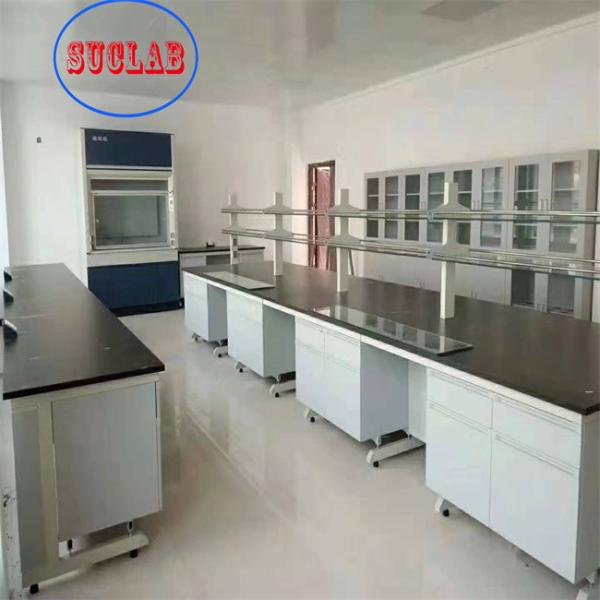 Fabricantes de madeira azuis da mobília do laboratório de Worktop da resina de cola Epoxy para a utilização química do laboratório