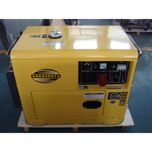 одиночный цилиндр 7kva 3 генератор участка 60hz молчаливый дизельный