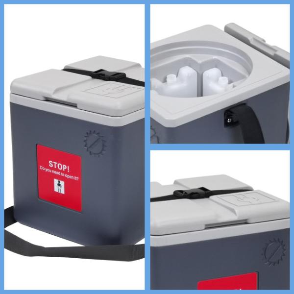Insulated 1.5L Vaccine Cooler Box Coolant Packs Cooler Box For Vaccine