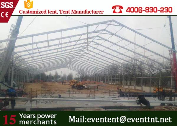 Outdoor Warehouse Tent Waterproof Temporary tents Collapsible Kit With pvc Roof