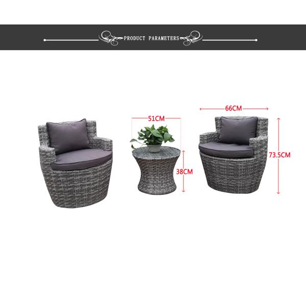 Outdoor Vase Folding Design Outdoor Dining Table And Chairs PE Rattan Best Design Colorful Indoor Furniture Set