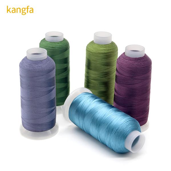 130G 5000Y Silk 120D/2 100% Viscose Rayon Embroidery Thread for Clothing Embroidery