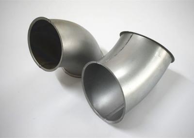 Tubulação espiral galvanizada da coleção de poeira conexão da soldadura do cotovelo da superfície de 90 graus