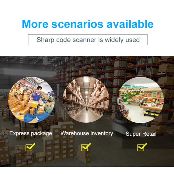 Handheld Wired 1D 2D QR Bar Code Scanner IP52 protection Good Price Barcode Scanner Gun Fast Reading