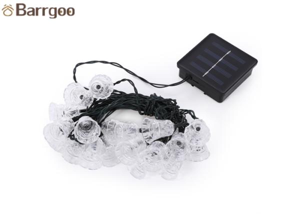 6M Solar Powered 30 Led Bell Fairy String Lights For Indoor Outdoor Xmas Party Decoration