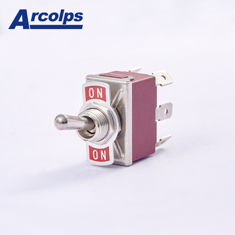 16A 125Vac 277Vac Metal Lever Switch Double Pole IP53 ON OFF Lever Switch