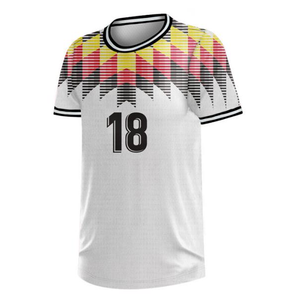 Sublimation Print Football Player Shirt Custom Logo Body L67cm Short Sleeve Polo
