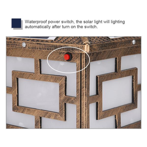 Solar Energy Exterior LED Landscape Lighting Fence Environmental Protection