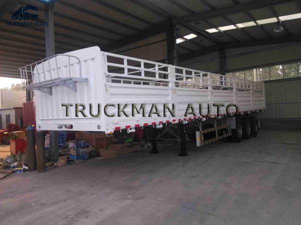 T700 High Tensile Fence Semi Trailer 3*13t Axles 60 Tons Loading For Logistics