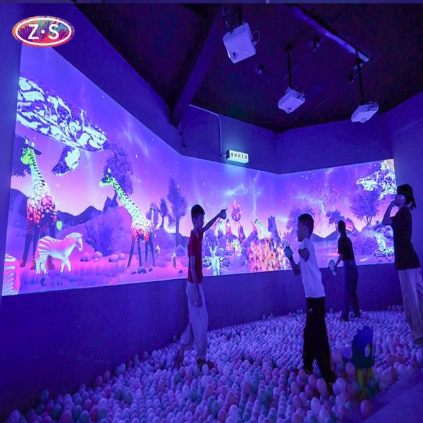 3800 Lumens Throwing Wall Projection Games 1024*768 Shape Adjustable