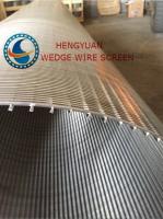 Heavy Duty Wedge Wire Sieve Filters , Sieve Bend Screen Non Plugging Easy Clean