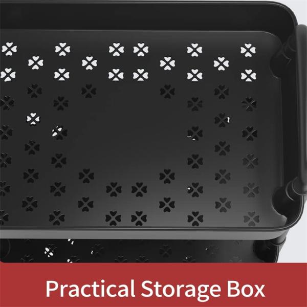 Non-folding 360 Degree Rotating Storage Rack with Wheels Kitchen Vegetable Plastic Shelf