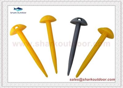 Plastic Awning Sleeping Bags Moistureproof Pad Groundsheet Yellow Picnic Tent Pegs