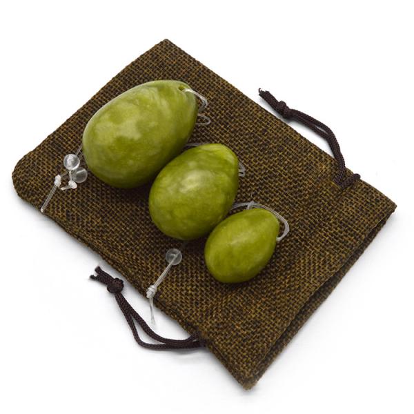 Natural Bloodstone Yoni Massage Eggs Three-piece Suit For Women Kegel Exercise Regional Feature And Love Theme