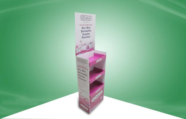 POS Cardboard Retail Display Stands , Heavy Duty Cardboard Floor Display