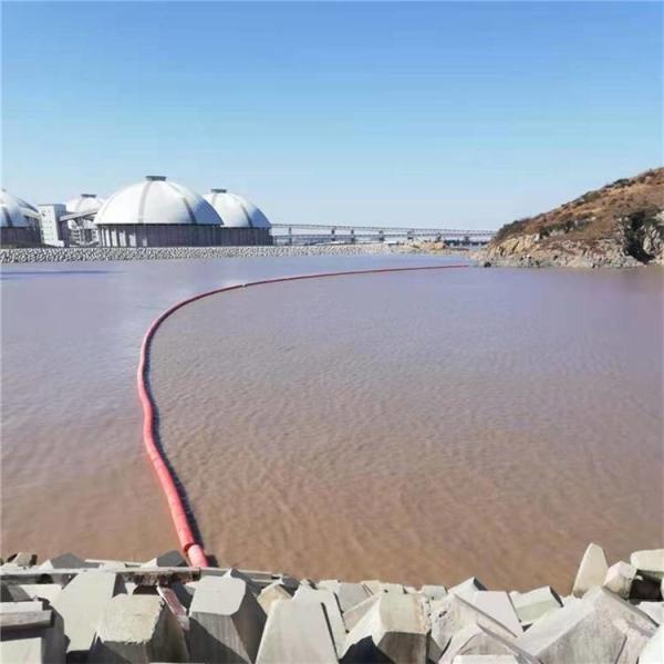 Barreiras flutuantes de alta resistência à tração HDPE 400 mm-800 mm de diâmetro